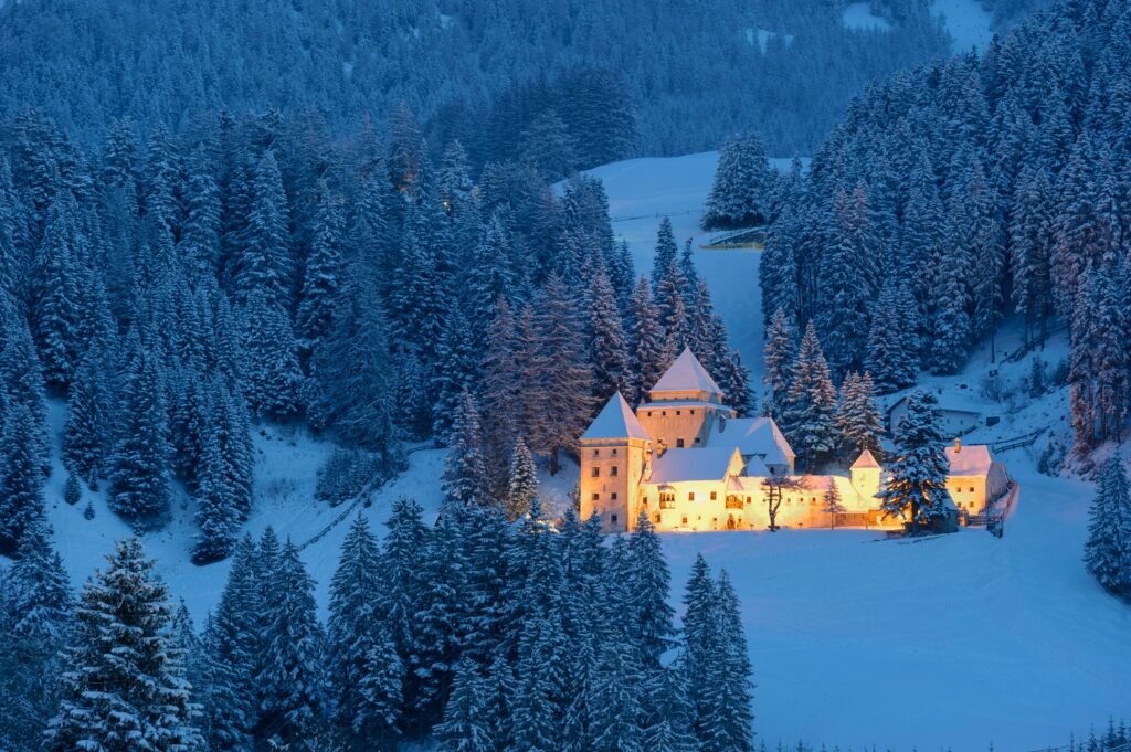 Val Gardena in de winter